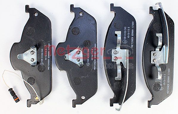 METZGER 1170281 Bremsbelagsatz, Scheibenbremse